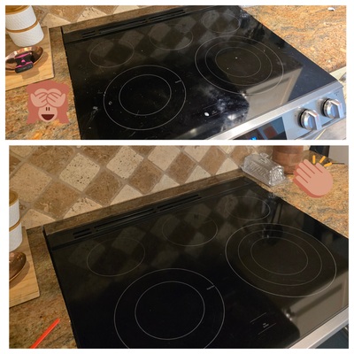 The stovetop doesn't have to look like that....